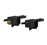 Brawa 93717, 6-polige elektrische Kupplung für NEM Normschacht, / H0